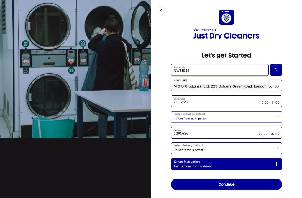 Just Dry Cleaners detail view 1